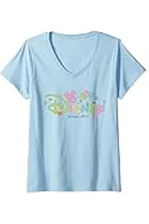 Disney Mujer Vacation 2025 Celebration Logo Birthday Group Trip Camiseta Cuello V