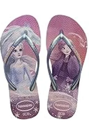Havaianas Slim Frozen, Chanclas, para Niñas, Rosa De Ballet, 33/34 EU