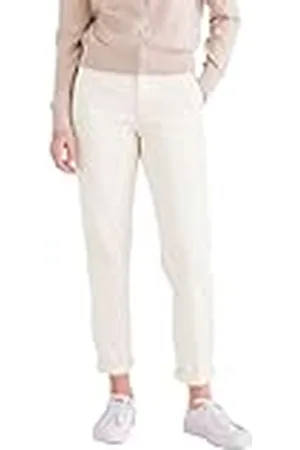 Dockers Weekend Chino Slim Fit, Tall, Pantalones para Mujer, 33W