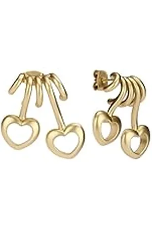 THUN Pendientes pin con dos corazones - metal - Colección Dedicado a ti - 2.4 x 1 x 2.8 cm