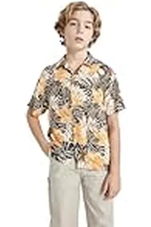 DeFacto Camisa de manga corta para niños - camisa infantil para adolescentes