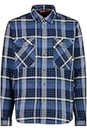 CMP Camisa de Franela para Hombre, Color , Talla 48