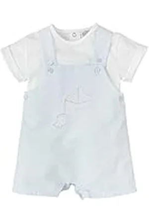 BABIDU Conjunto Peto y Camiseta, Algodón 100%, , 3 años Unisex bebé