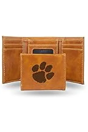 Rico Industries NCAA - Cartera Plegable con Grabado láser, Color , LETRI120201BR, , 5.75 x 7-Inches