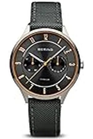 Bering Hombre Análoga Cuarzo Reloj de pulsera de colección con Nylon Pulsera und Cristal de zafiro