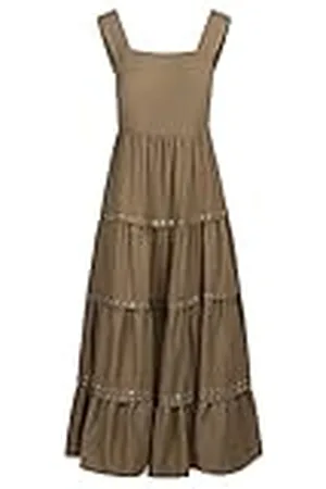 Apart Lino Dress Vestido, , 42 para Mujer
