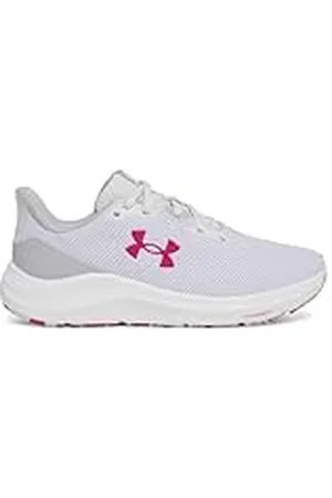 Under Armour UA W Charged Pursuit 4, Zapatillas para Correr Mujer, Distant Gray/Mod Gray/Shaded Fuchsia, 40
