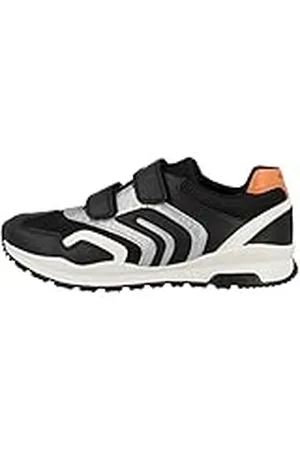 Geox J Pavel, Zapatillas, Black/Silver, 24 EU
