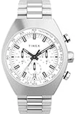 Timex Reloj Cronógrafo para Hombres de Cuarzo con Correa en Acero Inoxidable TW2W22200