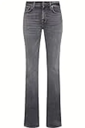 7 for all Mankind Bootcut Soho Grey Jeans, , 27W Mujeres