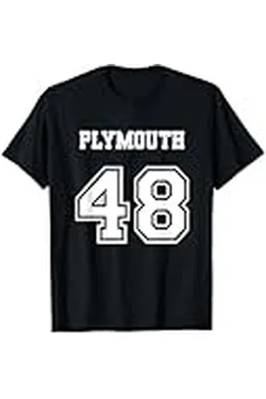 Hip Jersey Style 1948 48 Graduado de la clase masiva de Plymouth Massachusetts Camiseta