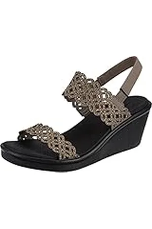 Skechers Rumble on-Sassy Dayz, Sandalias con cuña Mujer, , 42.5 EU