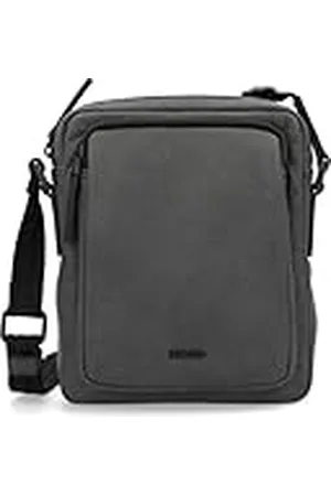Picard Casual - Bolso Bandolera para Hombre de Piel auténtica, pequeño, con Cremallera, para Uso Diario, Salidas, Negocios, , Talla única, Bolso Bandolera