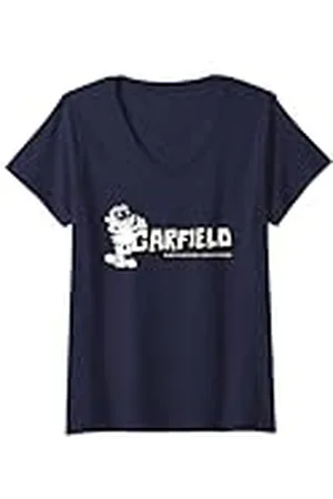 Garfield Mujer Garfiled - Dominio del sarcasmo Camiseta Cuello V