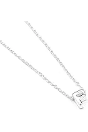 Luxenter Collar Alphabet acabado plata - Letra F