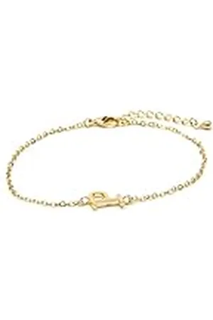 Luxenter Pulsera Alphabet acabado oro 18k - Letra P