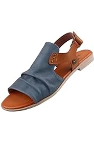 Mustang 1388-802, Sandalias Planas Mujer, Blue, 40 EU