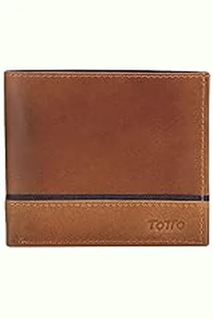 TOTTO AC51BDC073-1810B-T24 Cartera Cuero Hombre, Leder