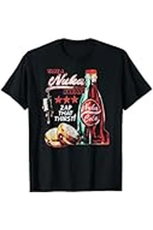 Fallout Video Game Take a Nuka Cola Break Zap That Thirst Camiseta
