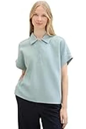 TOM TAILOR 1041582 Sudadera, 30463-Dusty Mint Blue, S para Mujer
