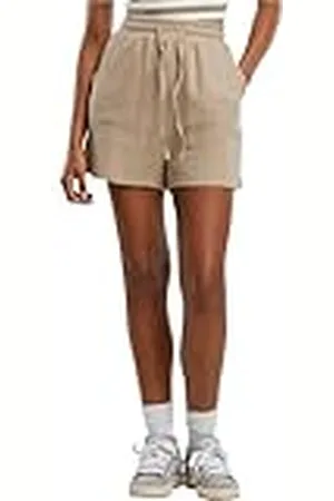 Urban classics Tb7467-ladies Musselin Shorts Pantalones Cortos, , XXL para Mujer