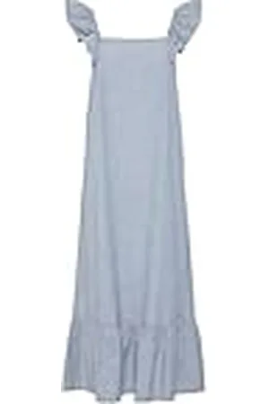 Pieces® Pcapia SL Square Neck Ankle Dress Mm Vestido, , M Mujeres