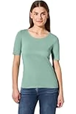 CECIL B317515 Camiseta, Color Verde, XS Mujeres