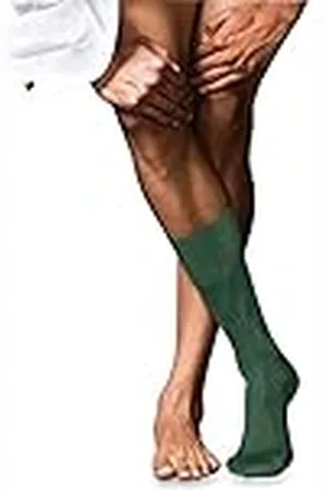 Falke No. 9 Pure Fil d´Écosse, Calcetines Hombre, Algodón, , 41-42 (pack de 1)