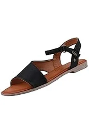 Mustang Sandals 1388-801, Sandalias Mujer, Black, 39 EU