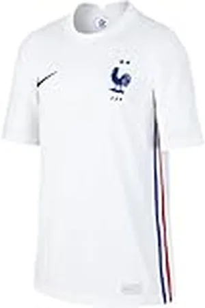 Nike Federation France de Football Breathe Stadium - Camiseta Exterior para niño (158-170 cm), Color Blanco