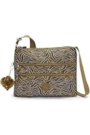 Kipling Alvar, Bandolera Mediana, 4.5 x 80 x 38 cm, , Verde