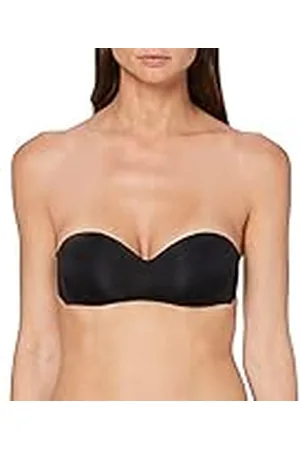 Dim Sujetador Bandeau Sin Aros Invisifree Mujer x1, Negro, 75C