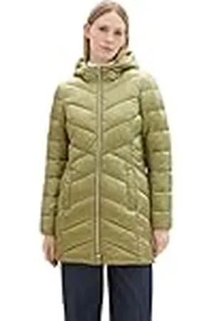 TOM TAILOR 1039271 Chaqueta, 35768-Dark Sage, XS para Mujer