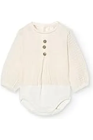 BABIDU Body Bebé Manga Larga Algodón 100%, Body Bebé Recien Nacido Tejido Bambula Suave Transpirable y Hipoalergénico Piel Sensible, Cierre con Botones, Ropa Bebé Niño y Niña Unisex, Básicos Invierno