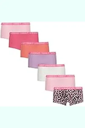 Vingino Girls-boxer-7pack Calzoncillo, Rosa, 50 para Niñas