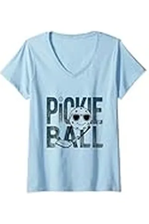 Trendy Tamale Mujer Cool Pickleball es divertido nuevo deporte Pickleball jugador novedad Camiseta Cuello V