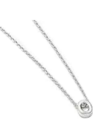 Luxenter Collar Alphabet acabado plata - Letra O