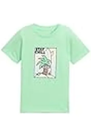 TOM TAILOR 1046565 Camiseta, 21562-Soft Neo Green, 116-122 para Niños