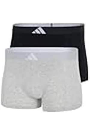 adidas Herren Unterwäsche Boxershorts 2er Pack-Trunk (2pk) -Active Flex Cotton Body Ropa Interior, , S Hombres