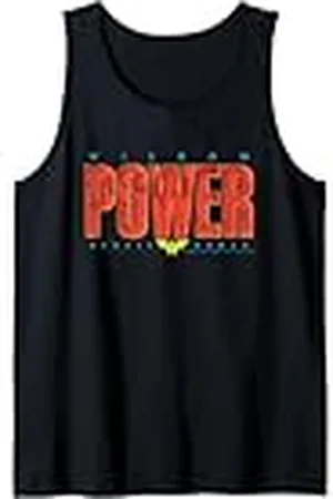 DC Comics Originals DC Wonder Woman Sabiduría Chica Poder Super Hero Clásico Comic Camiseta sin Mangas