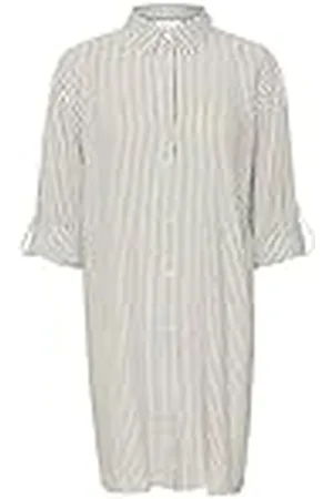 Kaffe Camiseta Mujer, diseño de Manga Larga y Relajado Vestido, , 40