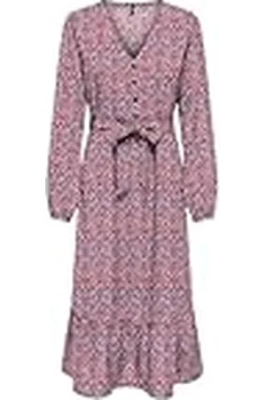 ONLY Onlnova Life Vis Amy Vestido Largo Bata, , XS para Mujer