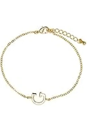 Luxenter Pulsera Alphabet acabado oro 18k - Letra G