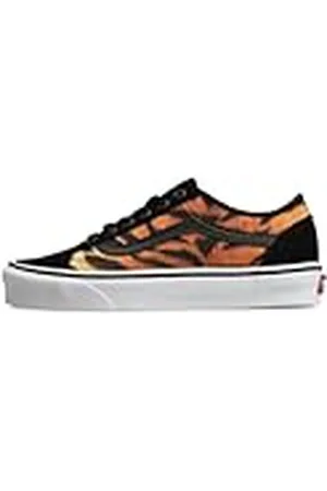 Vans UA Old Skool, Sneaker Mujer, Multicolor (Tiger True White), 38.5 EU