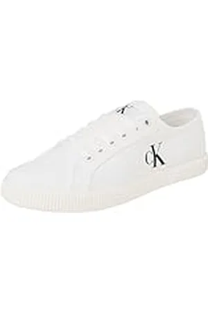 Calvin Klein Sneaker con suela vulcanizada Mujer Essential Low Top, Blanco (Triple Bright White), 41
