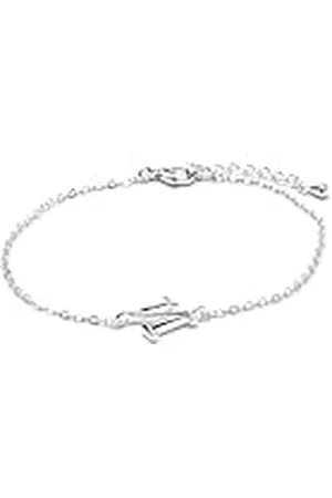 Luxenter Pulsera Alphabet acabado plata - Letra N