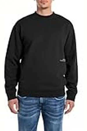 Replay M6939 Sudadera, 098 Negro, L para Hombre