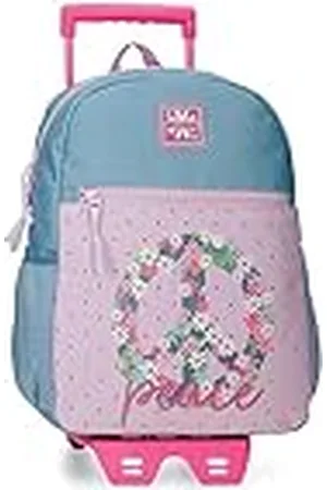 Roll Road Peace Mochila con Carro 27x33x11 cms Poliéster 9,8L