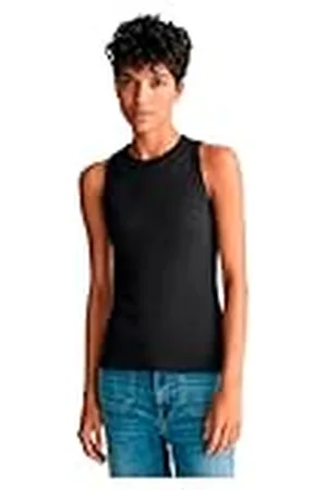 GANT High Neck Rib Tank Top Camisa Cami, , S Mujeres