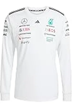 adidas Hombre Mercedes - AMG Petronas Formula One Team Driver Jersey Long Sleeve White Men, , XS